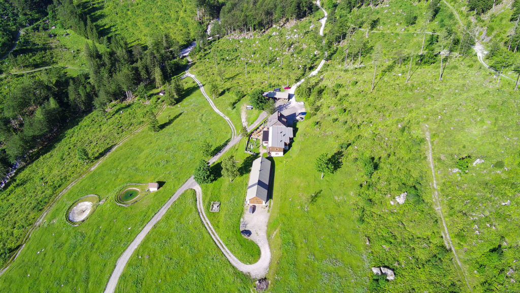 Blick auf die Valentinalm