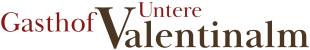 Logo Gasthof Untere Valentinalm